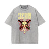 Cartoon Abstract Stone Wash Graphic Tee