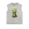 Cartoon Abstract Graphic Muscle Tank