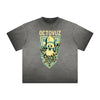 Cartoon Abstract Vintage Frayed Graphic Tee