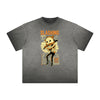 Cartoon Abstract Vintage Frayed Graphic Tee