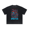 Cartoon Abstract Thick Faded Pattern Tee