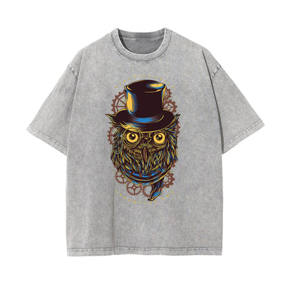Retro Cartoon Stone Wash Graphic Tee