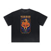 Abstract Animal Graphic Frayed Tee