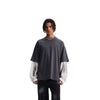 Washed Colorblock Contrast Sleeve Tee