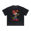 Heavyweight Faded Street Cartoon Graphic Tee
