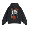 Lovely Kitten Graphic Double Slider Zip Hoodie-INNBLAC