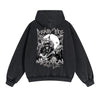 Lovely Kitten Graphic Double Slider Zip Hoodie-INNBLAC