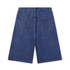 Cartoon Flower Print Denim Summer Streetwear Shorts