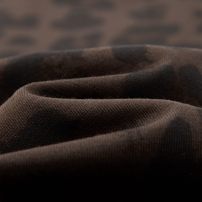 Leopard Print Oversized Short Sleeve Tee Shirt