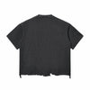 Distressed Oversized Raw Hem Tee