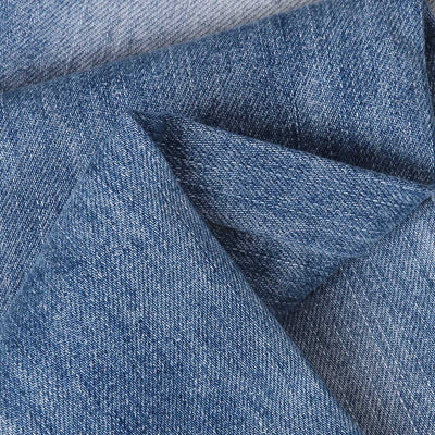 Light Wash Gradient Wide-Leg Jeans