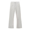 Snap Detail Slight Flared Hem Cargo Pants