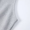 Sleeveless Boxy Fit Crewneck Sweatshirt Vest