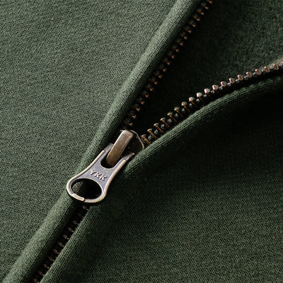 Fleece Lined Full Zip Front Hoodie
