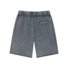 Stone-Washed Raw-Edge Sweat Shorts
