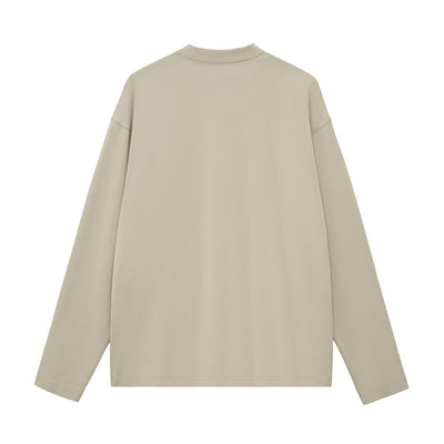 Solid Long-Sleeve Cotton T-Shirt 8.1oz