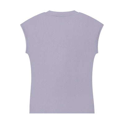Classic Scoop-Neck Ribbed Sleeveless Top 7.5oz