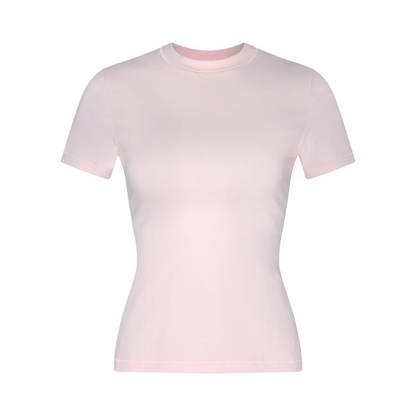 Structured Shoulder Slim Fit High-Stretch Short Sleeve