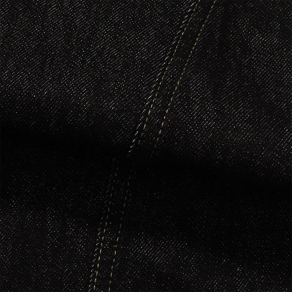 Contrast Stitching Detail Wide Leg Denim Pants