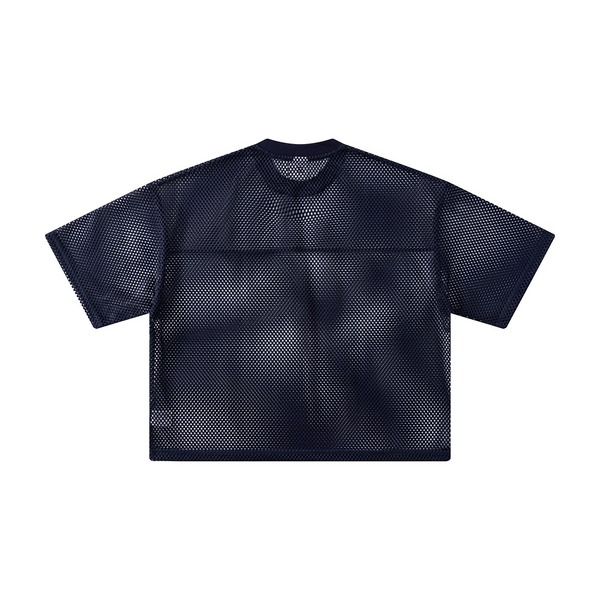 Oversized Mesh Short Sleeve Breathable Tee