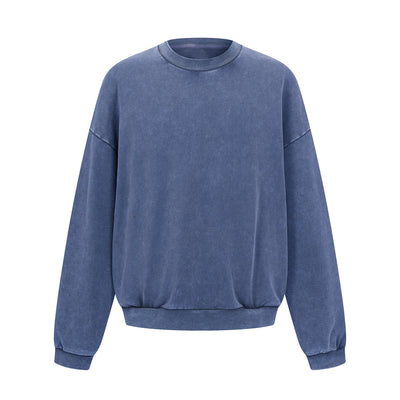 Soft-Vintage Washed Pullover Sweatshirt