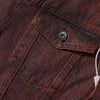 Ombre Spray-Dyed Denim Jacket