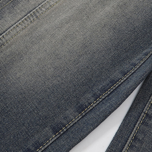 Utility Wide Leg Distressed Denim Jeans