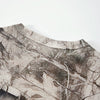 Forest Print Camo Cropped Short Sleeve Nature Tee