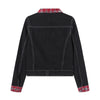 Women's Plaid Patchwork Denim Jacket