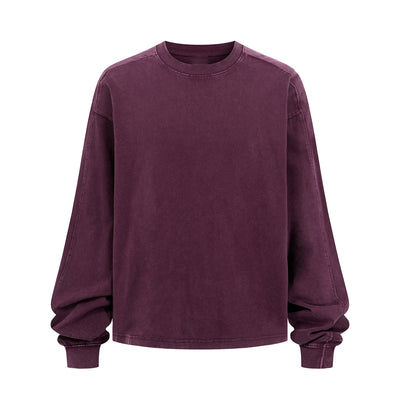 Washed Vintage Crewneck Long Sleeve