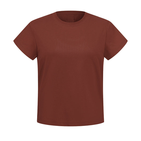 Classic Crew Neck Comfortable Versatile Everyday Tee