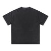 Men's Casual Washed V-Neck T-Shirt 8oz