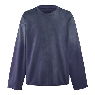 Destroyed Wash Long Sleeve Shirt