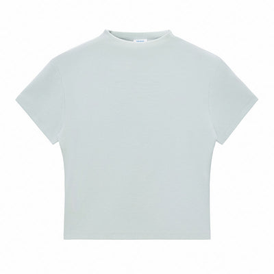 Minimal Textured Knit Fit T-Shirt