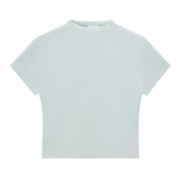 Minimal Textured Knit Fit T-Shirt