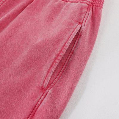 Sweatpants Washed Wide-Leg Vintage Streetwear Joggers