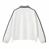 Retro Striped Collar Pullover Sweatshirt