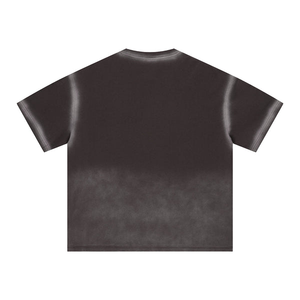 Bold Gradient Fade Oversized Design T-Shirt
