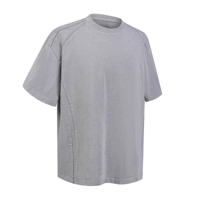 Deconstructed Oversized Tee Decorative Seam Detailing