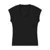 Classic Scoop-Neck Ribbed Sleeveless Top 7.5oz