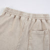 Men's Casual Washed Drawstring Sweat Shorts