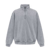 Distressed Wash Comfort Zip Pullover Sweatshirt