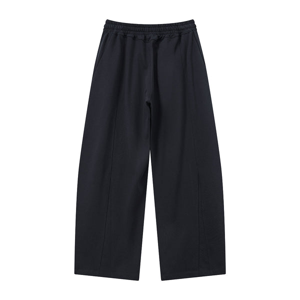 Minimalist Wide-Leg Elastic Waist Pants