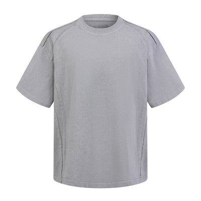 Deconstructed Oversized Tee Decorative Seam Detailing