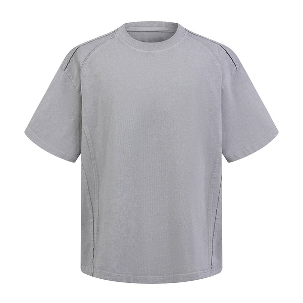Deconstructed Oversized Tee Decorative Seam Detailing