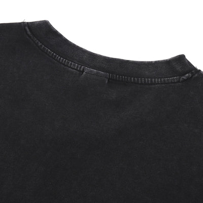 Men's Casual Washed V-Neck T-Shirt 8oz