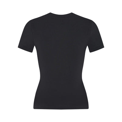 Structured Shoulder Slim Fit High-Stretch Short Sleeve