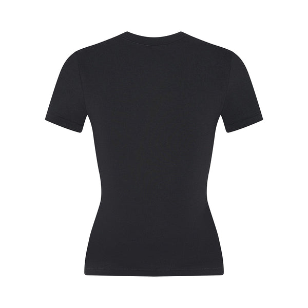 Structured Shoulder Slim Fit High-Stretch Short Sleeve