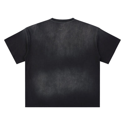 Distressed Premium Relaxed Fit Oversized T-Shirt