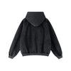 Double Slider Fleece Deconstructed Hoodie